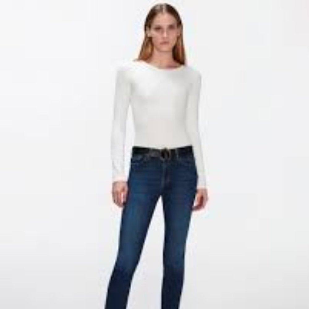 7 For All Mankind Luxe Vintage The Ankle, Super Skinny, 31x26, NWT, $199 MSRP